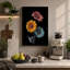 Three Gerbera Blooms Botanical - Wrapped Canvas-792484135-792484139