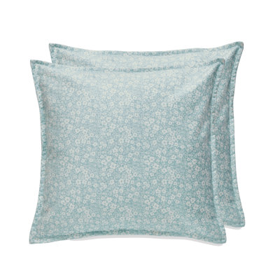 Coussin réversible à motif floral Leaf
