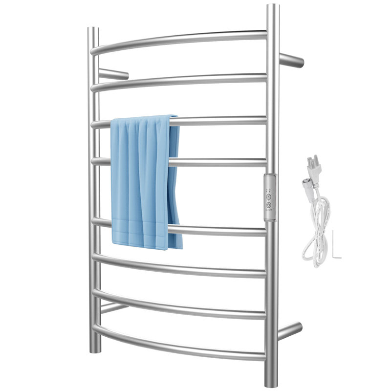 Chauffe-serviettes électrique avec minuterie intégrée, H 31,5 po x l 24 po x P 6 po