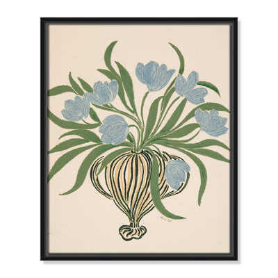 Colette "La Poire Blue Tulips" Print