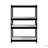 4 Tier Rectangular Bookcase With Adjustable Shelves