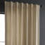 Panneau de rideau simple en imitation de soie texturée de type toile doupion obscurcissant rétro pour fenêtre Rayne-747478203-766036018