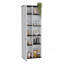 Armoire de rangement Hoyt avec cinq tablettes intérieures et extérieures-639399381