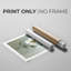 «White Fancy I» - Impression sur toile seulement - non encadrée-936707691