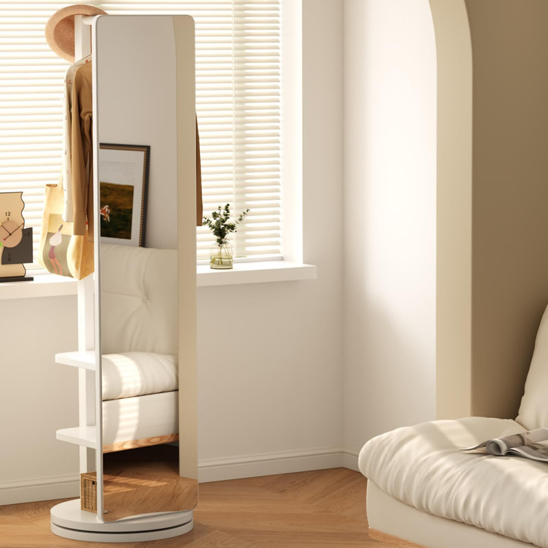 Hanger and mirror integrated design full body mirror