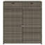 Garden Storage Cabinet 105X55x113 Cm Poly Rattan-2120231536