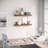 Miami 24" W x 8" D Floating Shelves Set with Invisible Wall Mount Brackets-97961214