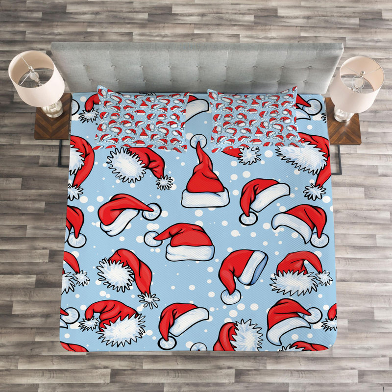 Modern & Contemporary Polyester Coverlet, King Coverlet + 2 Shams