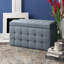 Eldredge 72cm Wide Velvet Tufted Rectangle Solid Colour Ottoman with Storage-38052781