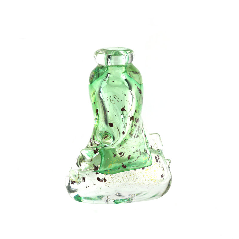 Antibes European Art Glass Vase Green
