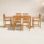 Leahny Teak Patio Dining Set