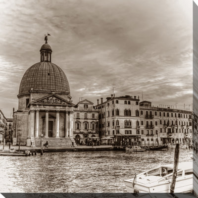 «Italy in Sepia 4», reproduction de photo sur toile tendue