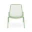 Chaises empilables d'extérieur modernes, assise, l 25,62 po x P 22,66 po, H 25,62 po, structure en fer, l 26 po