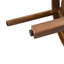Chaises de salle à manger d'extérieur en bois d'acacia rustique avec coussins hydrofuges Rivara-1743291388