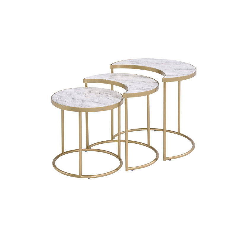 Ensemble de 3 tables basses