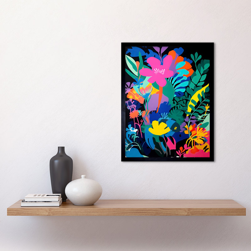 Alekai Henri Matisse Inspired Floral - Single Picture Frame Print