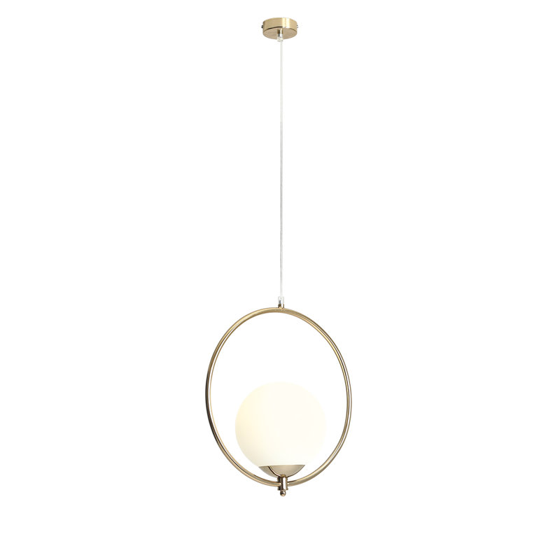 Essays 1 - Light Single Pendant, Gold, 100cm H x 39cm W x 20cm D