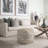 0H Leather And Jute Pouf-411041020