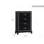 Commode 4 tiroirs Livingston G02850-CH Noir