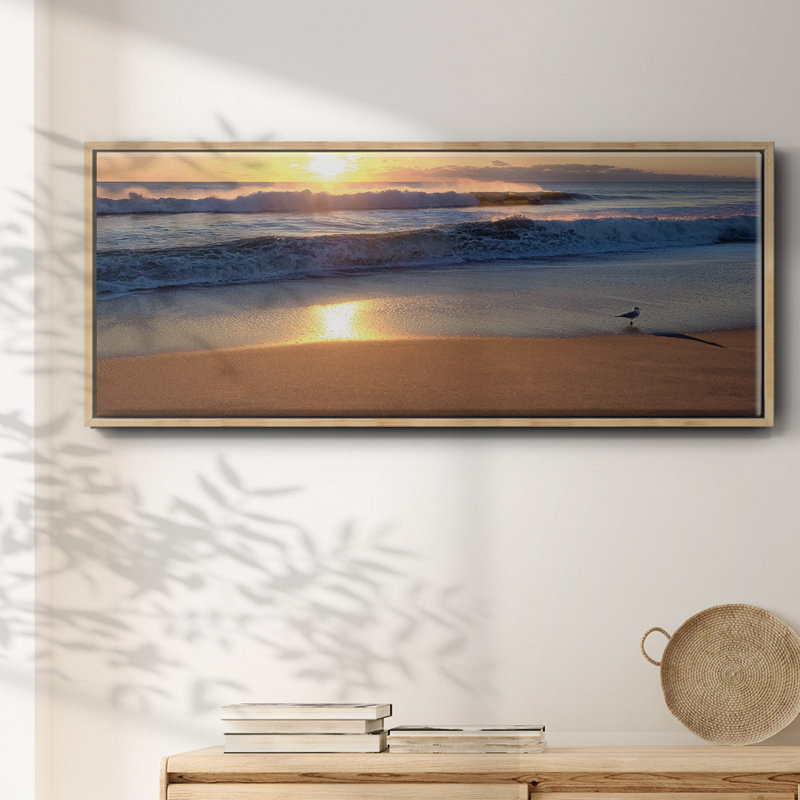 Sunset- Framed Canvas, 20" H x 50" W