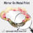 Peonies In The Wheatgrass Field I - Peonies Asymmetrical Wall Mirror, Traditional Vanity Mirror, Printed on Metal-572208736