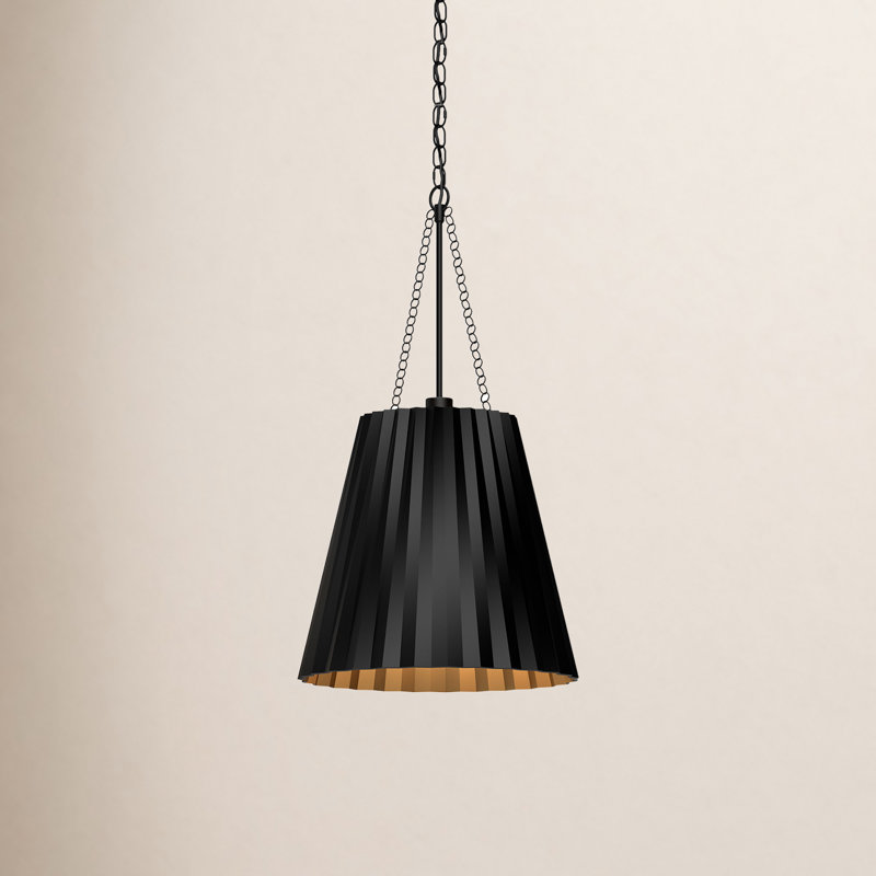 Tindra 1 - Light Single Pendant, Matte Black, 27.25" H x 16" W x 16" D