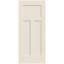 Porte standard à 3 panneaux moulés en bois manufacturé-70089530