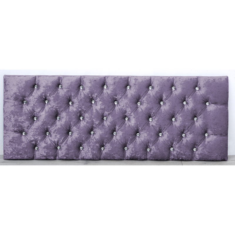 Dwyer Upholstered Headboard, Purple, Double (4'6)