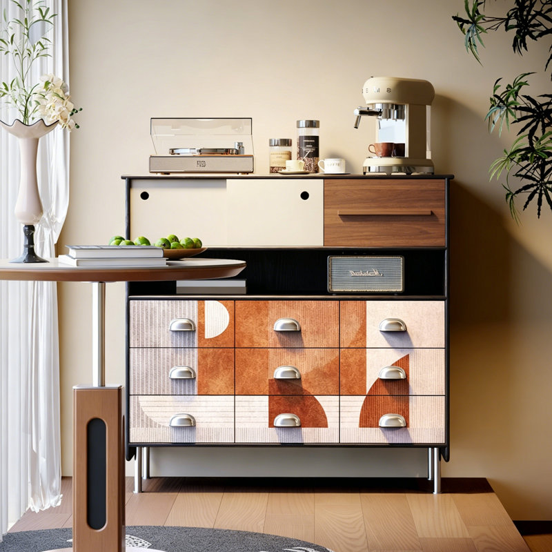 Armoire d'appoint de style rétro moderne