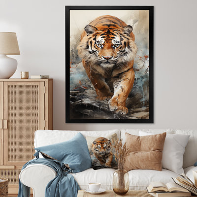 " Tiger Descending From The Mountain "