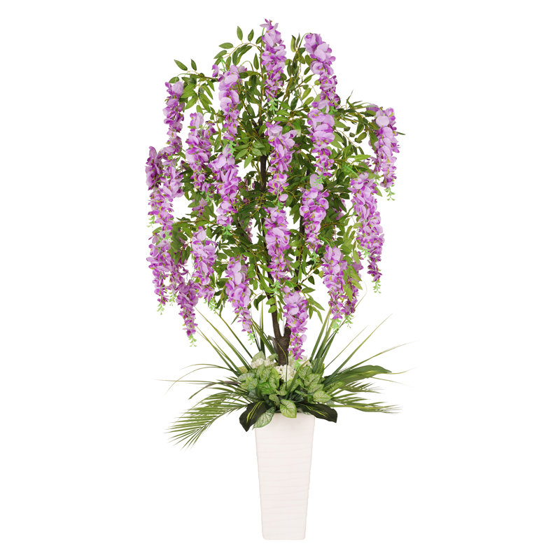 72 po plante artificielle dans un pot en céramique