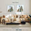 Ours noir sur fond bleu-953445034