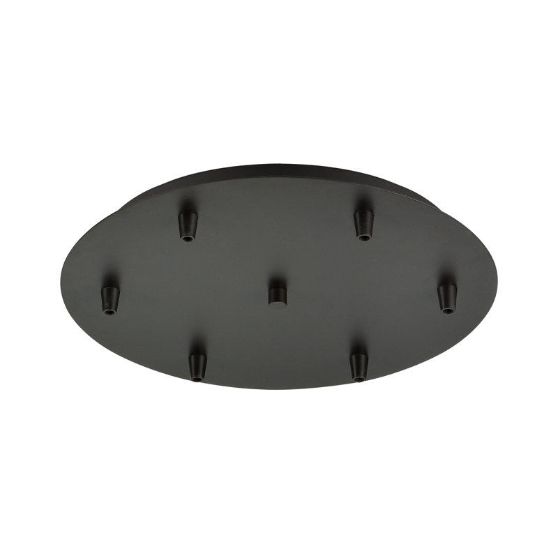 Auvent multi-port 6 lumières Berkley, Bronze huilé