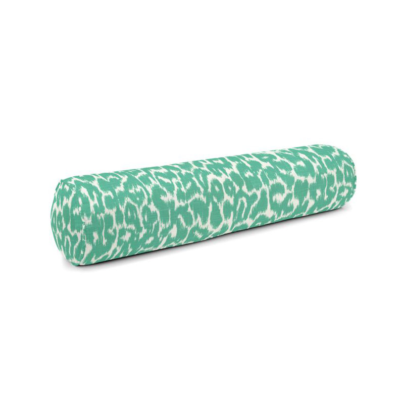Tobi Fairley Tommye Bolster Pillow Cover & Insert, 9" x 36", Green