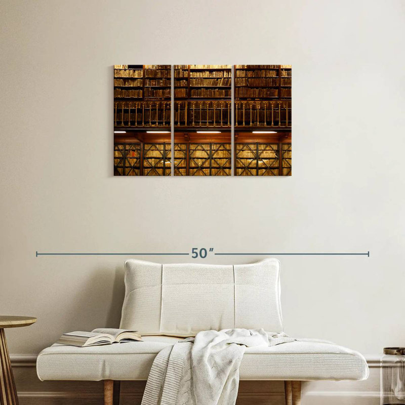 Lilie Library, 20" H x 33" W