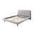 Cleo Gray Boucle Queen Bed