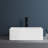 Topcraft 15.75" L White Ceramic Vessel Bathroom Sink, Above Counter Vanity Basin