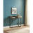 Console Table with One Drawer and Open Cubby - Brown & Black
