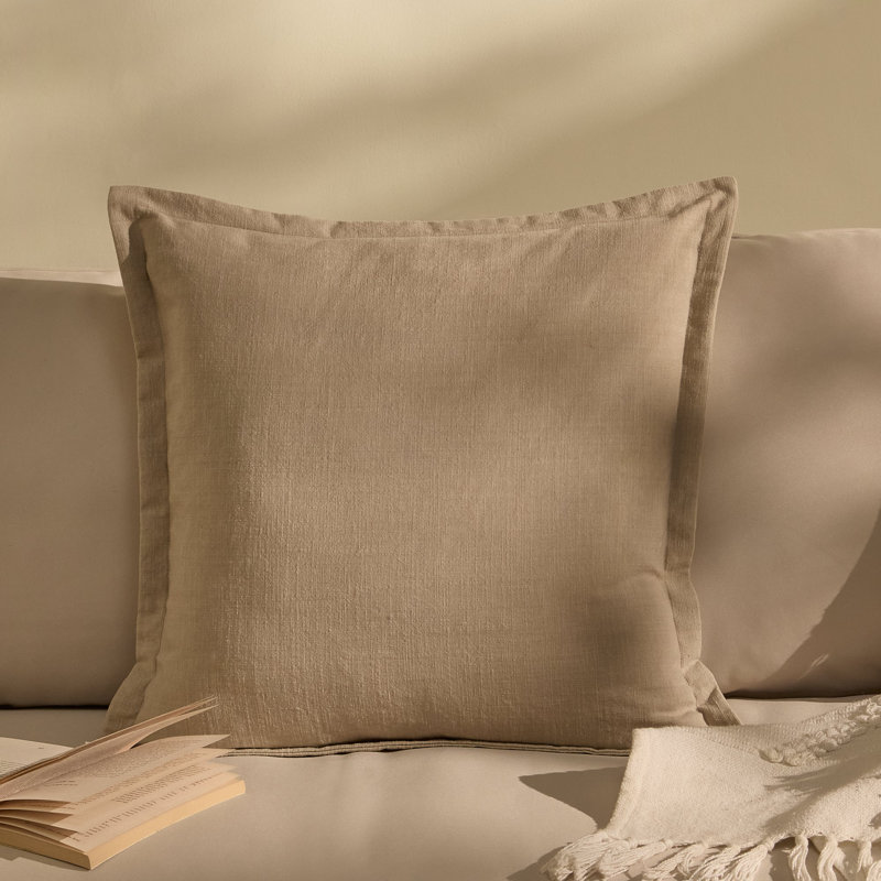 Indoor / Outdoor Square Cushion Cover, Beige