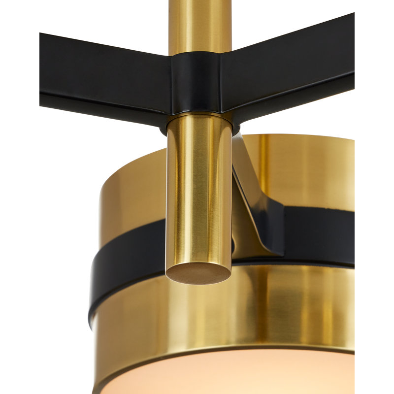 Heybrook 3 - Light LED Semi Flush Mount