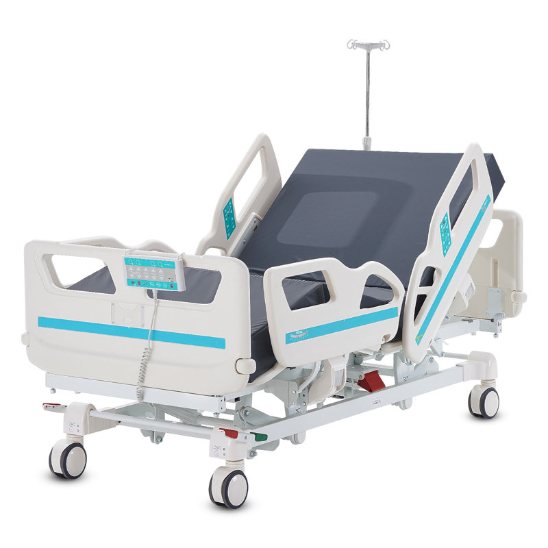 Full Electric Adjustable Hospital Bed with Cardiac Position