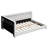 Upholstered Daybed With Storage, L-Shaped Daybed With LED Belt And USB Ports-1402945159-1402945158