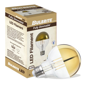4.5 Watt (40 Watt Equivalent), G25 LED, Dimmable Light Bulb, Warm White (2700K) E26/Medium (Standard) Base (Set of 4)