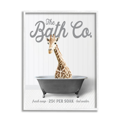 " Giraffe Bathroom Tub "