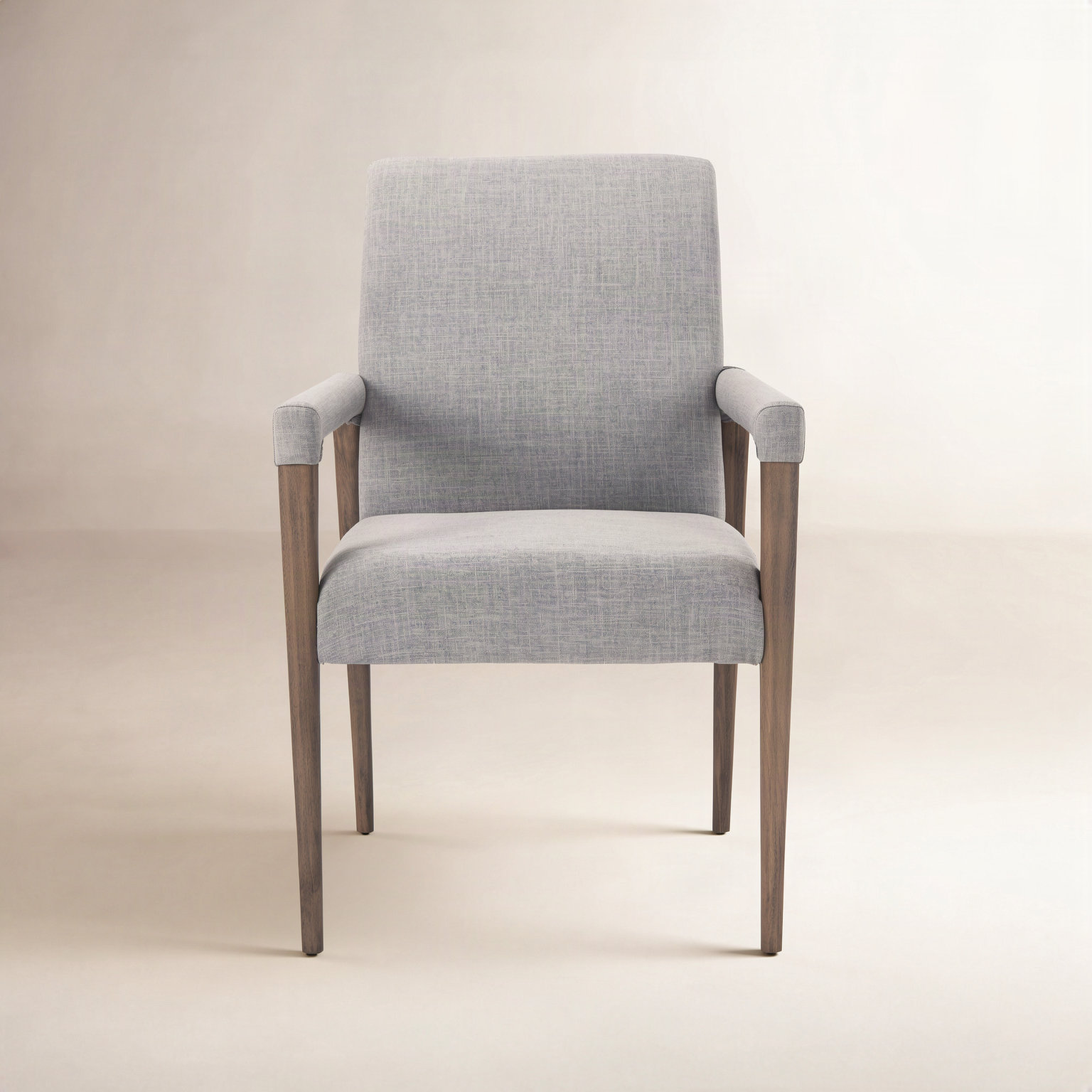 Visalia Linen Dining Chair, Gray