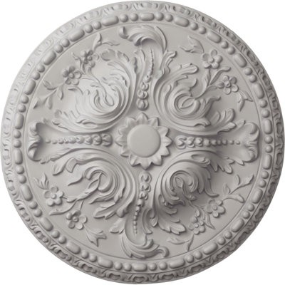 Médaillon de plafond 19 5/8 "x P 3/4" P Amelia (convient aux auvents jusqu'à 2 3/8 ")