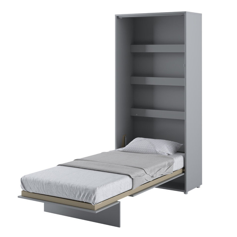 Nadarius Storage Bed, Single (3'), Grey Matt