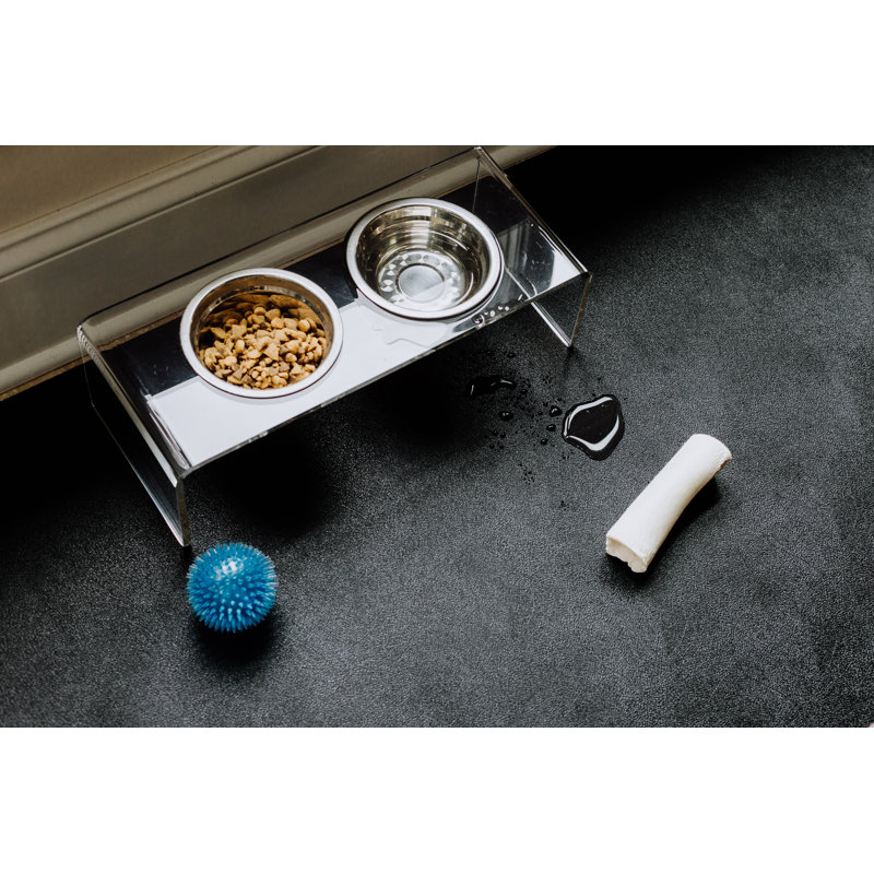 Midnight Black Vinyl Pet Floor Protector for Indoor and Outdoor Use