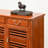 High quality solid wood home storage shoe cabinet-48443426