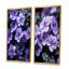 «Violets Whispering Photo», 2 pièces-491438490-491438471